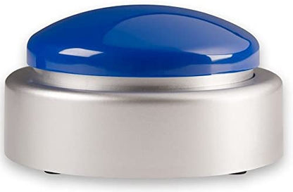 Big Blue Button Talking Clock & Date with Alarm
