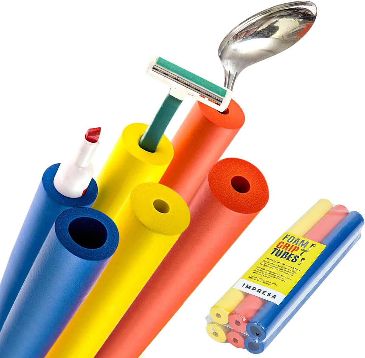 Foam Tubing for Grip - 6 Count