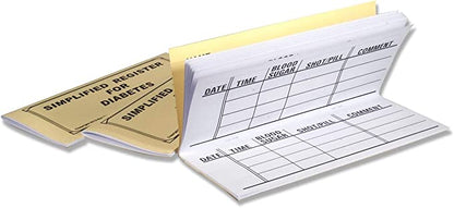 This low vision Large Print Diabetes Register offers an accurate, easy-to-read, neat record-keeping system of your blood sugar, mealtimes, shots, or pills.