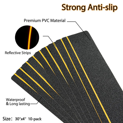 Anti Slip Stair Tread with Reflective Strips