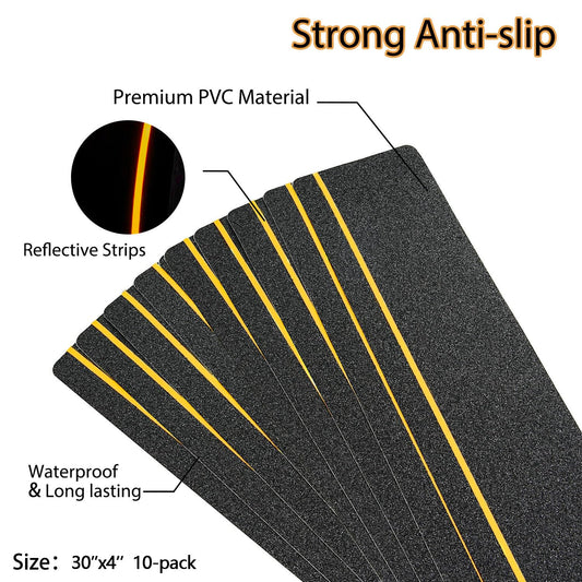 Anti Slip Stair Tread with Reflective Strips